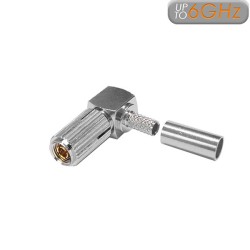 XGT-8016-NGAF - DIN 1.0 / 2.3 Right Angled Screw On Cable Mounted Plug