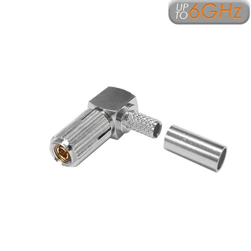 XGT-8016-NGDH - DIN 1.0 / 2.3 Right Angled Screw On Cable Mounted Plug