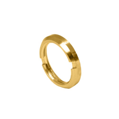 ANB-C2-ABG-2.50 - Gold Plated Circular BNC Nut