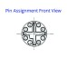 CC12R-08S-FX-PBS - M12 Right Angle Shielded Socket (X Code)