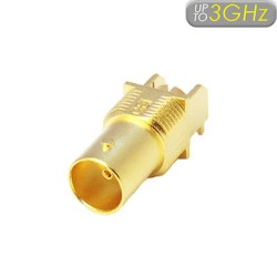 XBS-03-RB17-GGV - Right Angle PCB Mounting BNC Connector with Pathfinder Light Pipe