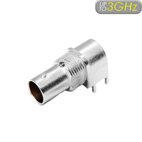 XBS-03-RB33-NNT - Right Angle PCB Mounting BNC Connector with Pathfinder Light Pipe