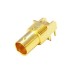 XBS-03-RB40-GGV - Right Angle PCB Mounting BNC Connector with Pathfinder Light Pipe