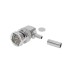 XBT-1072-NGBA - Right Angled BNC Bulkhead Cable Mounted Socket