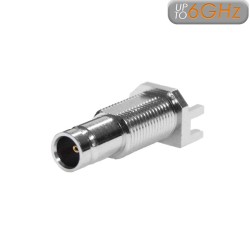 XGS-06-EB16-NNL - Edge Mounted DIN 1.0/2.3 Connector (Long Body)