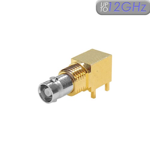 XPS-12-RB20-GNA - Right Angled Micro BNC Connector (slim body)