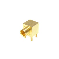 ZJS-03-RA40-GG  - Right Angle PCB mounted MCX Socket